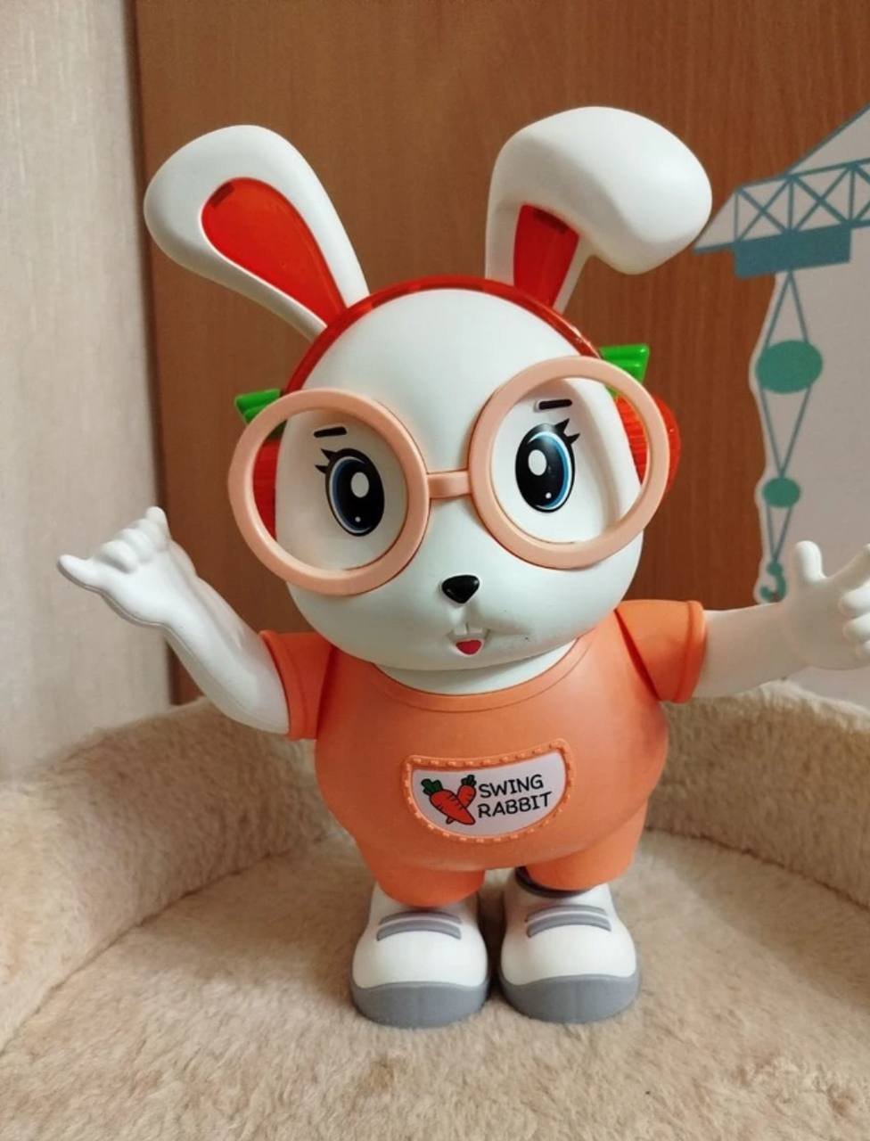 Фото музыкального зайчика у покупателя