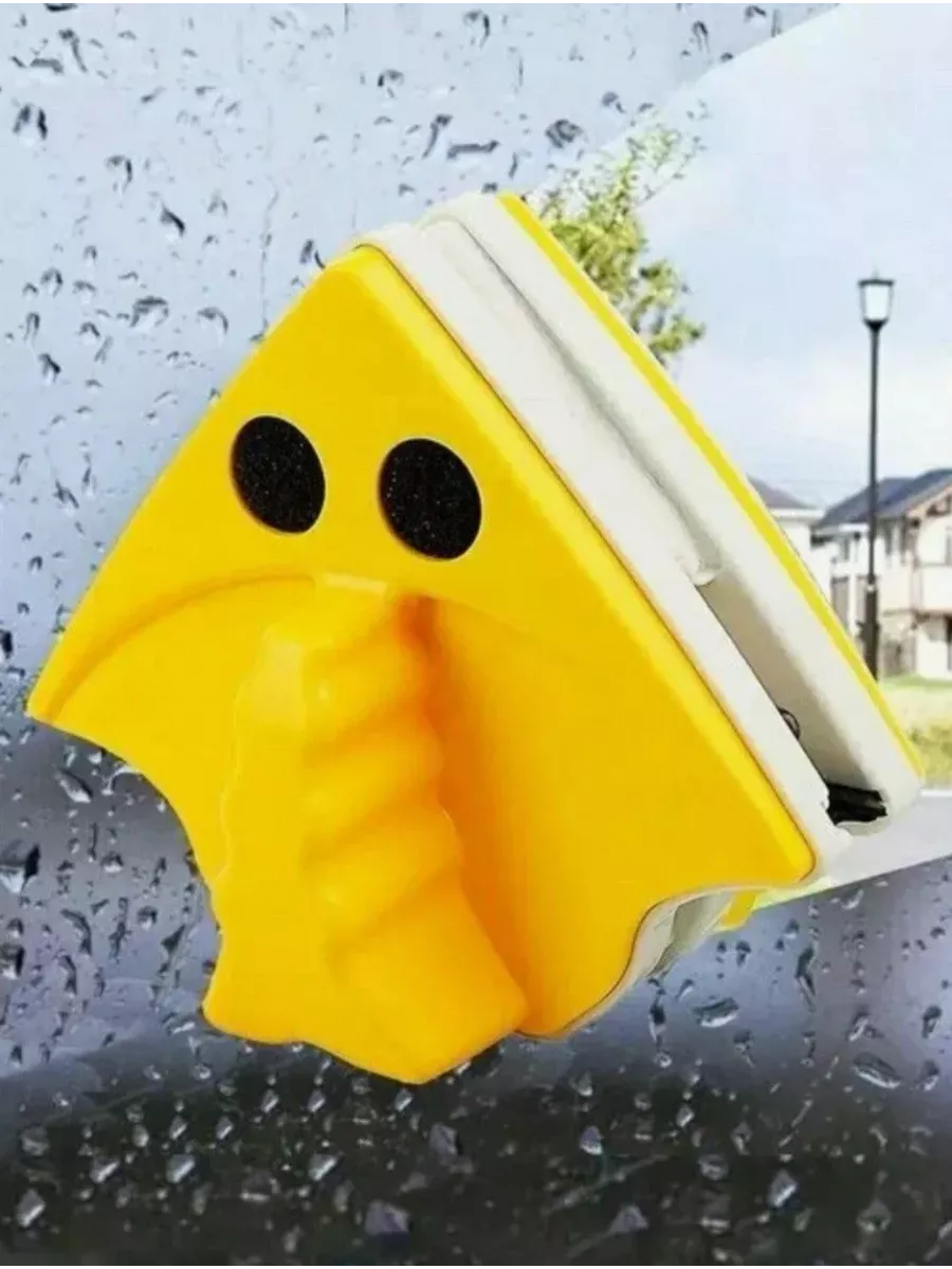 Двухсторонняя магнитная щётка на стекле